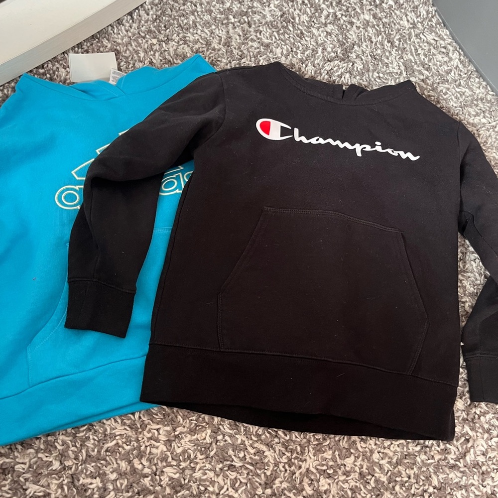 Champion and Adidas sweater